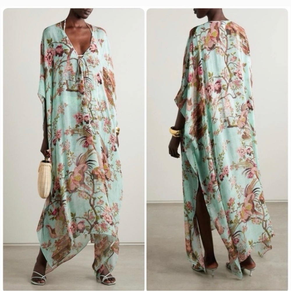 Roberto Cavalli x Skims Fagianella Print Long Kaftan - Picture 3 of 3